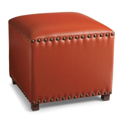 Nailhead ottoman sales
