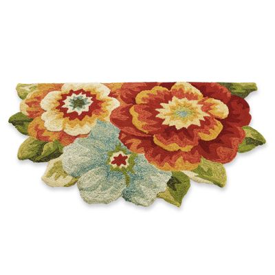 Flower Bouquet Outdoor Mat Grandin Road
