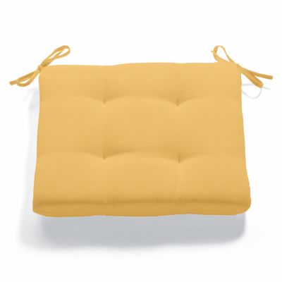 Solid Tufted Chair Cushion | Grandin Road