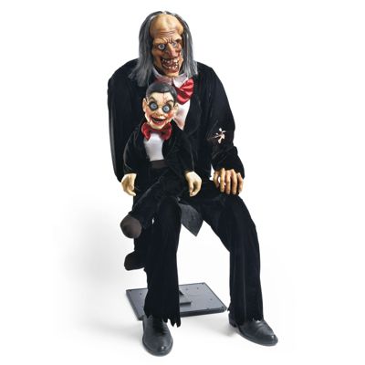 Ventriloquist with Dummy Animated Figure Grandin Road