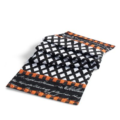 Ghost Harlequin Table Runner Grandin Road