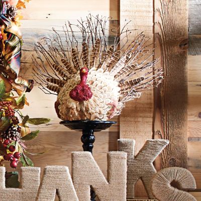 Natural Turkey Figure Grandin Road