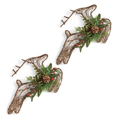 Set of Two Twig Deer Grandin Road