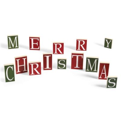 Merry christmas blocks for sale