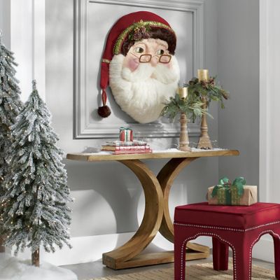 Katherine's Collection Woodland Santa Wallpiece | Grandin Road