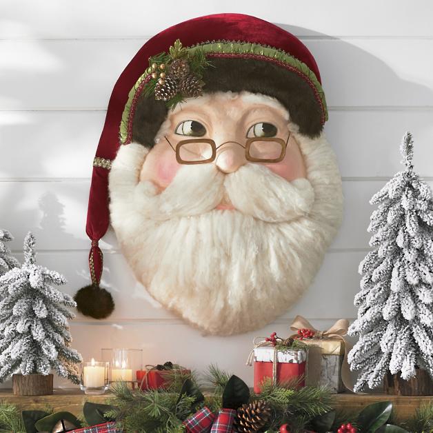 Details about   Christmas Decorations For Home Merry Christmas Gifts Xmas Decor Santa Claus Face 