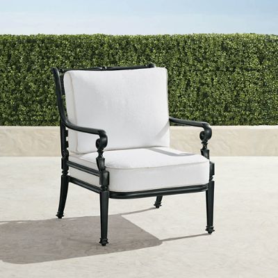 Carlisle Lounge Chair with Cushions in Onyx Finish Frontgate