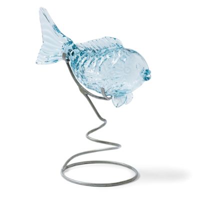 Pisces Glass Fish with Stand Grandin Road