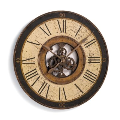 Brass Works Wall Clock Grandin Road