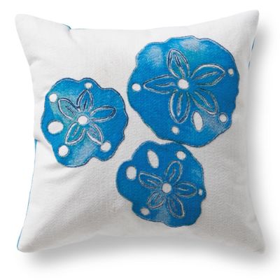 Sand Dollar Outdoor Throw Pillow Grandin Road