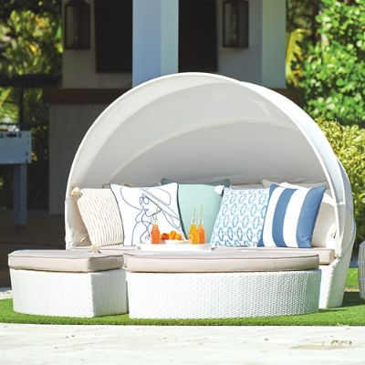 Baleares Daybed in White Frontgate