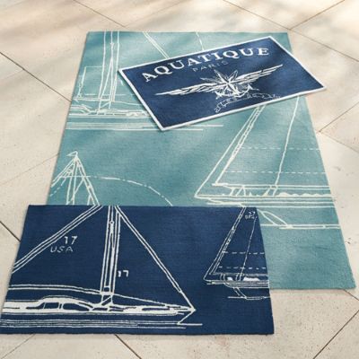Sail Away Outdoor Rug Grandin Road