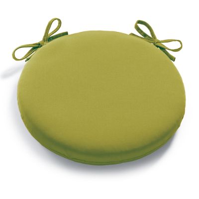 Solid Round Knife Edge Chair Cushion | Grandin Road