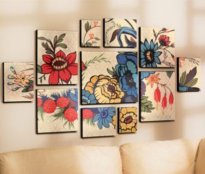 11piece Floral Collage Set Grandin Road