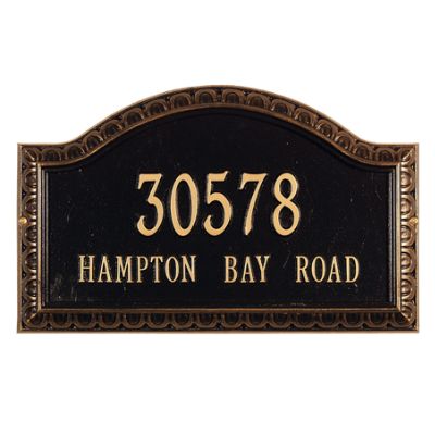 Personalized Penhurst Address Plaques | Grandin Road