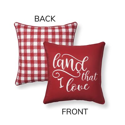 Patriotic outdoor throw outlet pillows