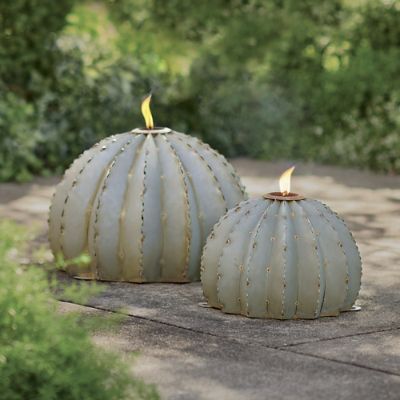 Golden Barrel Cactus Torch | Grandin Road