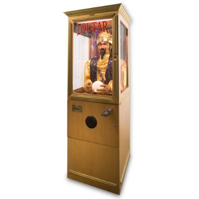 Zoltar Animatronic Fortune Teller Machine Grandin Road