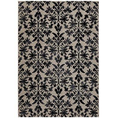 Retro Damask Area Rug Grandin Road