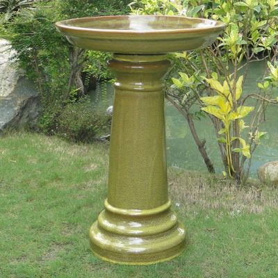 Aviatra Ceramic Birdbath Grandin Road
