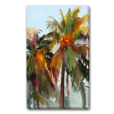 Sunset Palm Outdoor Wall Art | Grandin Road