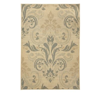 Terrace Damask Outdoor Rug Grandin Road