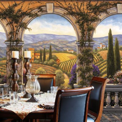 Tuscan Villa Wall Mural Grandin Road