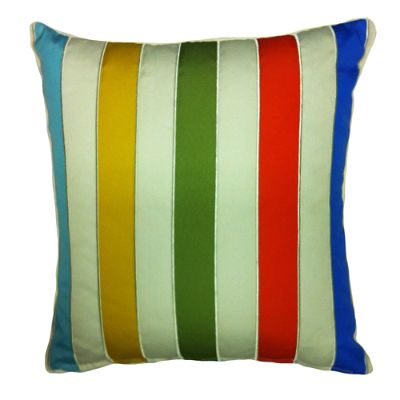 Colorful Stripes Pillow | Grandin Road