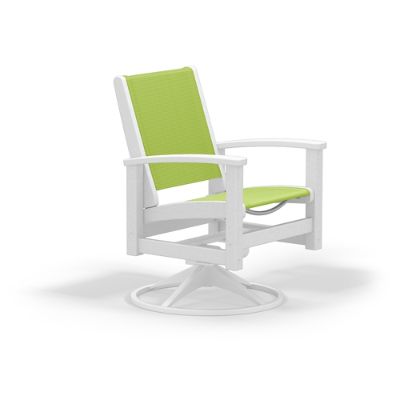 Coastal Swivel Rocker Dining Chair | Grandin Road