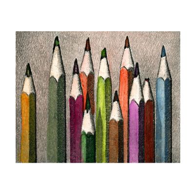Colored Pencils Wall Art Grandin Road