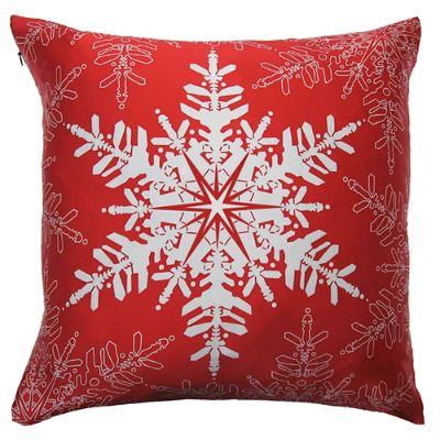 Perfect Snowflake Throw Pillow Grandin Road