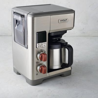 Wolf Gourmet 10-Cup Coffee Maker with Water Filtration Stainless