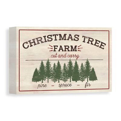 Christmas Tree Farm Canvas | Grandin Road