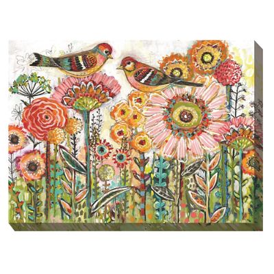 Canvas Wall Art Colorful Birds Grandin Road