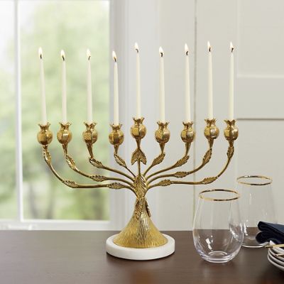 Pomegranate offers Menorah