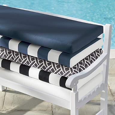 Frontgate Grandinroad Outdoor Promenade Outdoor Sofa Chair Cushions 24x24 White 
