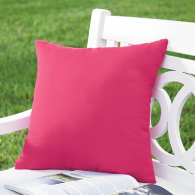 Bright pink hot sale outdoor pillows