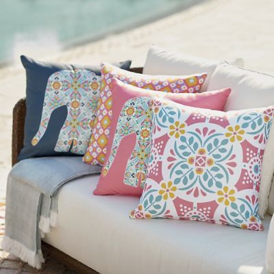 Harlow Outdoor Pillow Collection Grandin Road