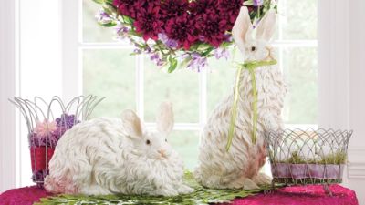 Easter Bunny Statues Grandin Road