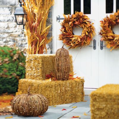 Faux Hay Bale