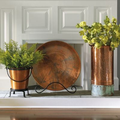 Copper Ash Bucket Grandin Road