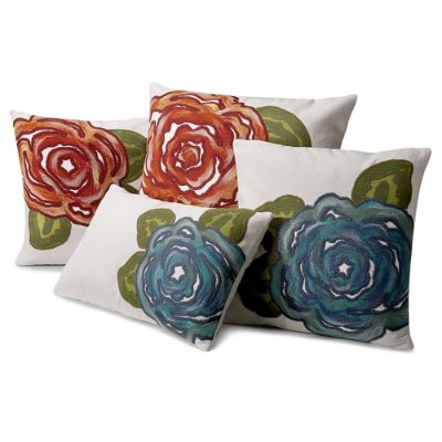 flower throw pillow