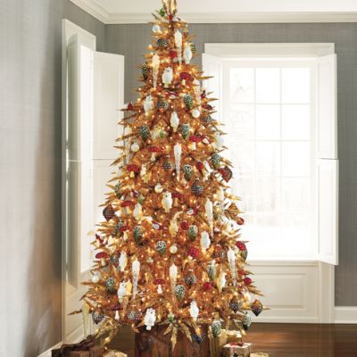 Martha Stewart Gold Tinsel Tree Grandin Road