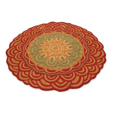 Garden Border Outdoor Rug Grandin Road