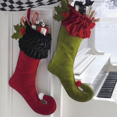Merry and Bright Stockings Grandin Road
