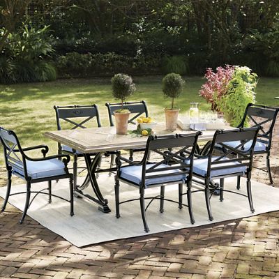 Frontgate cast discount aluminum patio furniture