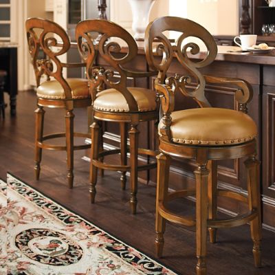 Louisa Swivel Bar and Counter Stools Grandin Road