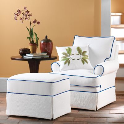 Lily Glider Chair Ottoman Grandin Road