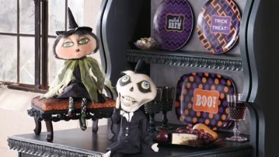 Halloween Plates Grandin Road